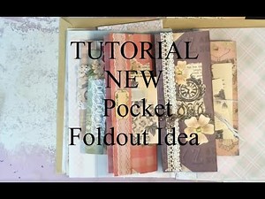 TUTORIAL New Foldout Pocket Idea for Junk Journals
