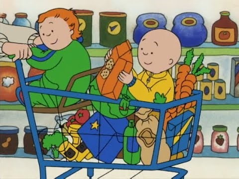Caillou Goes Shopping | Caillou Compilations - WildBrain | Cartoons for kids