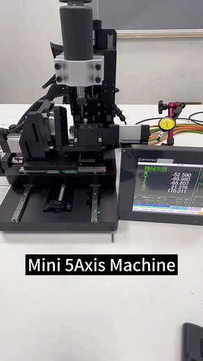 DIY CNC 5axis simultaneous small mini machine tool. #5axis #4axis #CNC #4eksen #5eksen #cncmachining #cncmachine #5axiscnc #Simultaneousmachining #5thaxis #4thaxis #rotarytable #cncprogramming #cncfreze #işlememerkezi #4eixos #cnc5eixos #cncdikişlem#cncoperatoru_ #lathe #Fixture #四軸 #五軸 #转台 #數控分度盤
