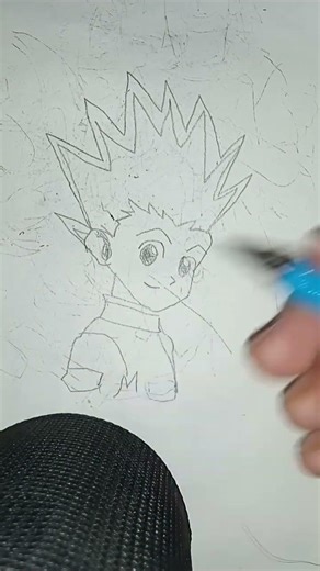 gon sketch #drawing #art #sketch #gon #hunterxhunteranime #youtubeshorts