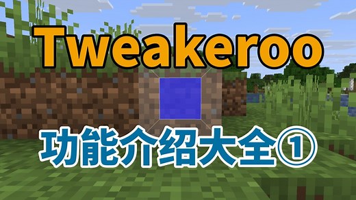 MC玩家的“轮椅”模组-tweakroo详细教学