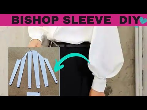 How to make a bishop sleeve/bishop skeeve cutting and stitching/ beginners guide #sewingtutorial