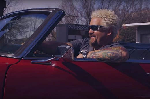 Guy Fieri's Red '68 Camaro Almost Outshines Him on "Diners, Drive-ins and Dives"