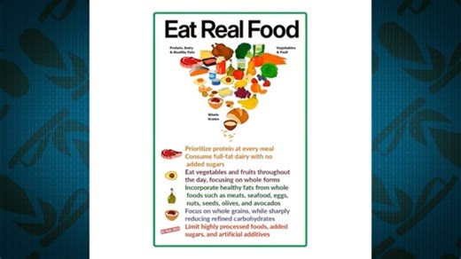 New food pyramid guidelines focus on protein, healthy fats