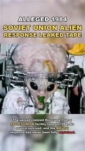 ​Soviet Union Alien Experiment (1984) | The Leaked Tape They Tried to Hide