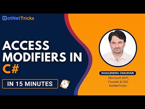 Access Modifiers in C# 2021 | Access Modifiers Examples | Advanced C# Tutorials | DotNetTricks