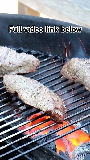 Weber Kettle Boneless Beef Ribs