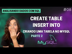 CREATE TABLE, INSERT INTO | Como criar e inserir dados em uma tabela no MySQL (parte 2)