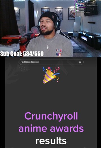 Crunchyroll Anime Award Results‼️ #anime #viral #fyp #reggiewill #animeedit
