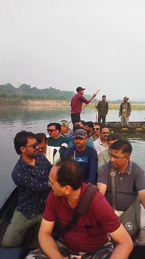 Chitwan National Park River safari Crossing rapti river Jeep safari Wildlife observation