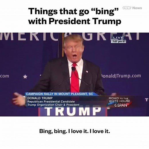 VICE News on all the things that go "bing" with President Donald J. Trump. | VICE Video