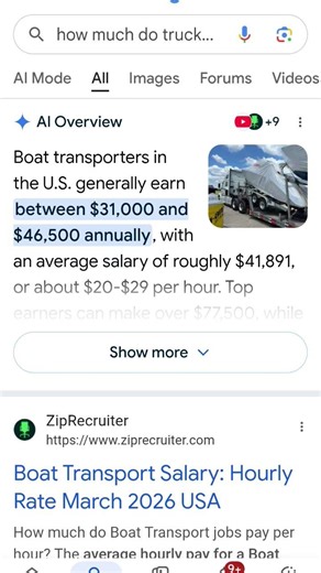 Boat haulers.Poverty wages!
