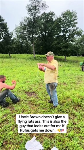 Uncle Brown's Hamburger Challenge with Rufus the Bull