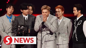 South Korean boy band BTS was named artist of the year at the American Music Awards show in Los Angeles on Sunday (Nov 21) - the top prize at the world's largest fan-voted ceremony. WATCH MORE: https://thestartv.com/c/news SUBSCRIBE: https://cutt.ly/TheStar LIKE: https://fb.com/TheStarOnline | The Star