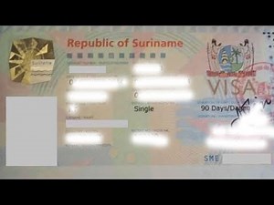 Suriname Visa 2023 | This is How to apply