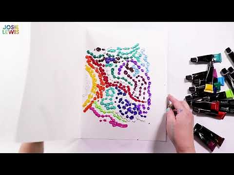 Ink Blot Painting Tutorial || Crayola Paint and Sip with Josie Lewis Art