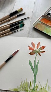 I’ve never used a dagger brush before, so when @artifyartsupplies sent me this 8-piece watercolor brush set, I was excited to play! It makes beautiful botanicals, and the shape of the brush does all the work for me! Thank you @artifyartsupplies, I’m excited test out the other brushes a bit more! #watercolor #artify #watercolorbrushes | tiffanysimplysharpe