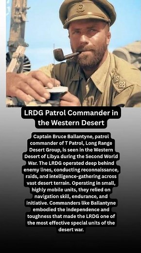 LRDG Patrol Commander in the Western Desert