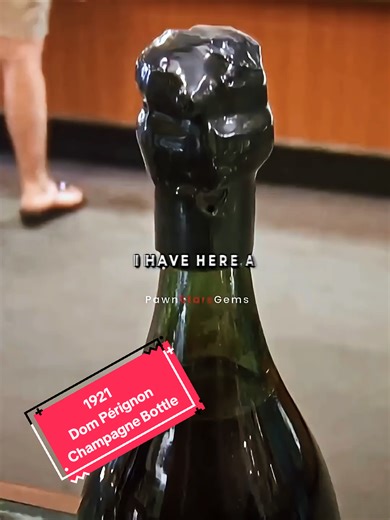 1921 Dom Pérignon Champagne Bottle #fyp #pawnstarsgems #champagne #bottle #fyp