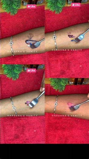 4 Different✨shades👄in🌺One frame💄 #lipstickmixing #colormixing #shorts #goviral #foryou #fypシ #yt