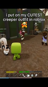 NitroNuke on Instagram: "I put on my CUTEST BABY MINECRAFT CREEPER outfit in roblox #roblox #robloxfyp #micup #robloxvc #robloxvoicechat"