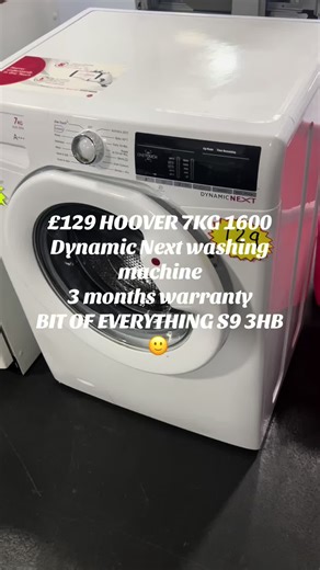 Affordable Hoover 7KG Washing Machine for Sale
