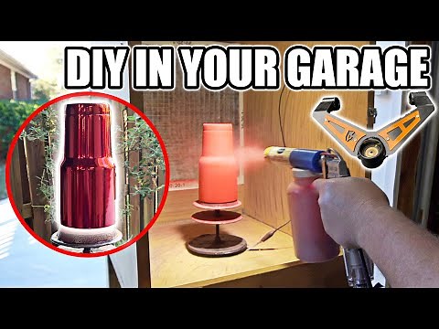 SIMPLE HOMEMADE POWDER COATING SET UP