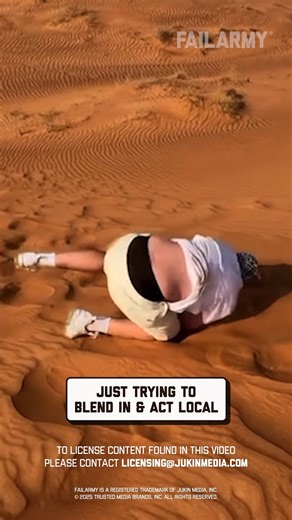this is why you start in the shallow end... 😩 🤣 #sand #desert #sandboard #sandobarding #tourism #adventure #desertsafari #hallofmeat #skatefails #skateboardfail #fail #fblifestyle | FailArmy 2.0