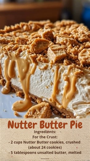 Nutter Butter Pie | Cakecrafted Recipes