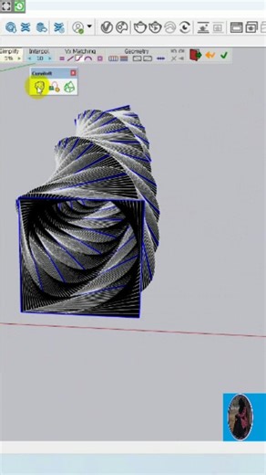 Sahana Aktar on Instagram: "#SketchUpPro tips tutorial! 😍 (Make a complex #elegant shape easily by using Curviloft #plugin in #sketchup) 👍👍 #sketchuptutorials"