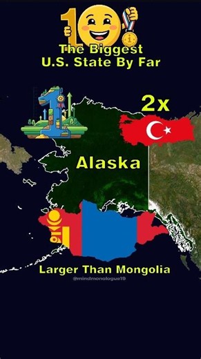 U.S. States Bigger Than Countries #geography #usstates #worldfacts #maps #usa