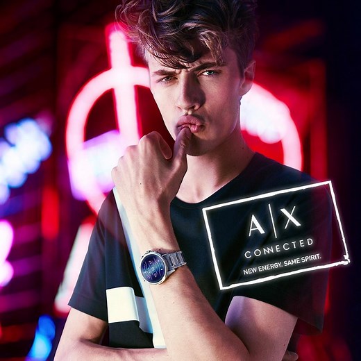 So much more than a classic watch. Discover all the features of the new #AXConnected touchscreen smartwatch: axconnected.com | Armani Exchange