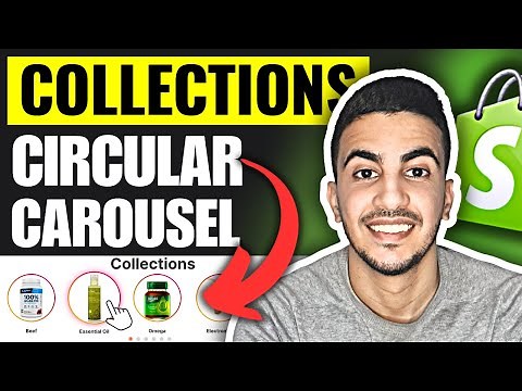 How To Add Collections In Circular Carousel Slider Section In Shopify