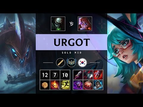 Urgot Mid vs Aurora - KR Challenger Patch 25.21