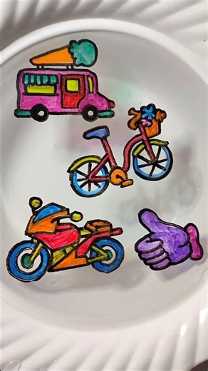 4 wheels move the body, 2 wheels move the soul ❤️#shorts #floatingpen #art #tindin