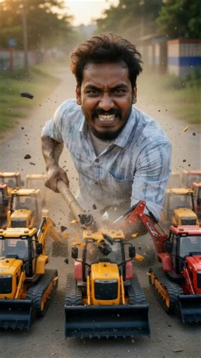 Remote control excavator