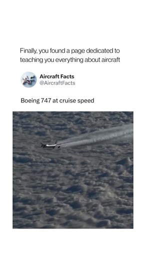 How A Plane Works on Instagram: "The Boeing 747, famously known as the “Queen of the Skies,” changed air travel forever when it took flight in 1969. As the first wide-body passenger jet, it made long-distance travel accessible to millions, connecting continents with unmatched range and comfort. Powered by four high-thrust engines, the 747 could cruise near 920 km/h (570 mph) at altitudes of up to 13,000 meters (43,000 ft), carrying more than 400 passengers with ease. Its signature upper deck and