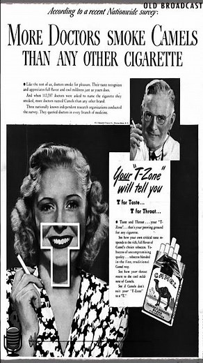 More Doctors Smoke Camels! Infamous 1940s Commercial 📻✨ #VintageTobacco #RetroAd #1940s