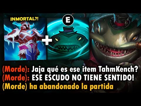 Tahm Kench pero es inmortal con esta build definitiva de escudos