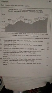 QUESTION 3Study the graph below and answer the questions.So... | Filo