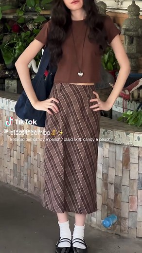 Exploring Local Clothing Trends with Plaid Skirts