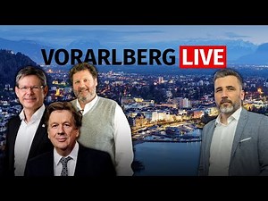 Vorarlberg LIVE mit Josef Rupp, Jörg Kachelmann und Rudolf Schrefl