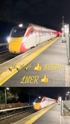 🎺🎺🎺👍 thanks Mr LNER driver #traindrivers #intercity125 #highspeedtrain #lner