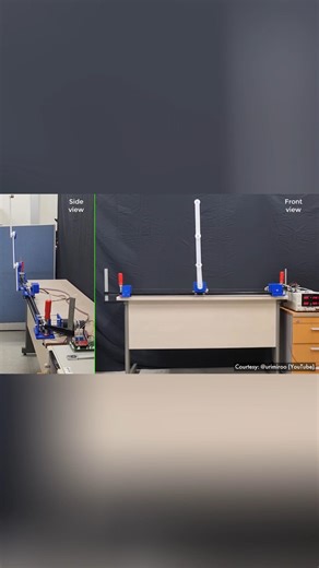 How a Triple Inverted Pendulum Stays Stable | #shorts