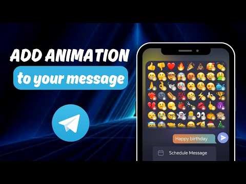 How to Add Animation to Your Telegram Message | NEW FEATURE