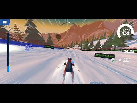 Ski Challenge - free online and offline ski racing game for Android and iOS - gameplay.
