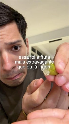 The most extravagant fruit I've ever eaten. #Lemon #Caviar #Vlog #Random
