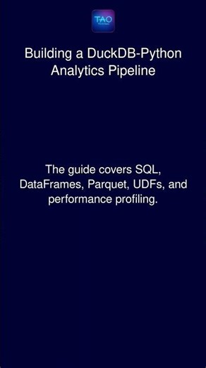 Building a DuckDB-Python Analytics Pipeline