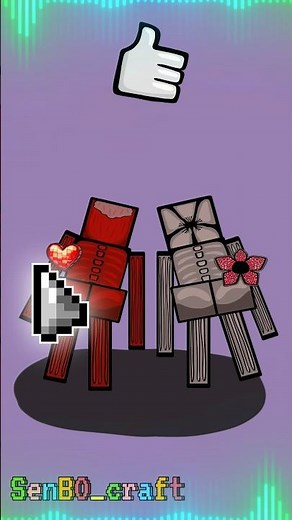 Minecraft Vecna ​​and Demogoorgan are friends forever #animation #strangerthings #Minecraft