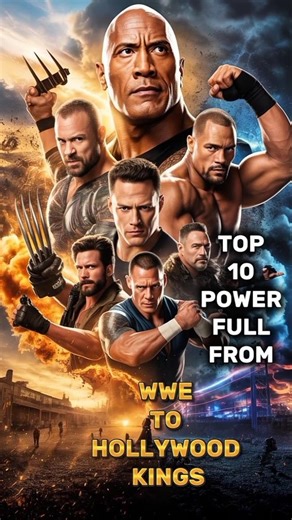 Top 10 Wrestlers Who Became Movie Stars | WWE to Hollywood #WWE #Hollywood #Wrestlers #MovieStars